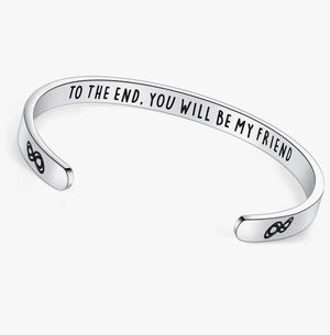 Silver Infinity Friendship Bracelet